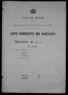 Nevers, Quartier du Croux, 36e section : recensement de 1936