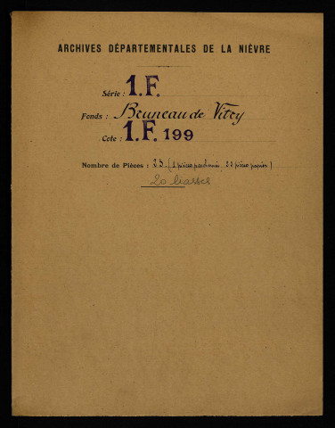 Port et péage de Lesme : dossier de procédure, dont un extrait du terrier établi par Jehannet et Picault contenant le déclaration du péage de Lesme (1525).