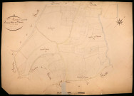 Saint-Martin-sur-Nohain, cadastre ancien : plan parcellaire de la section B dite de Saint-Martin, feuille 6