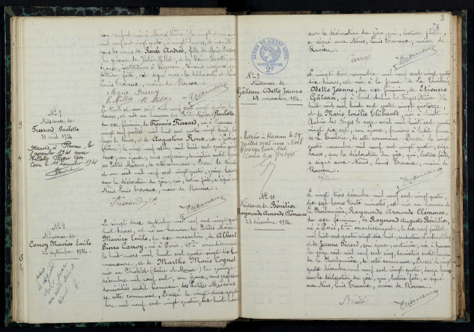 Raveau : actes d'état civil.