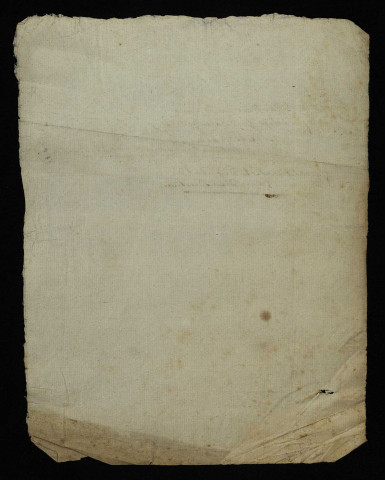 Charges dues par Jean-Baptiste Paumier, marchand de bois, au comte Le Peletier d'Aunay, dans la baronnie de Saint-Péreuse : terrier (avril 1779), 3 plans.