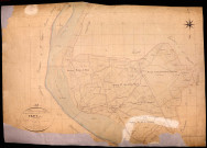 Tracy-sur-Loire, cadastre ancien : tableau d'assemblage
