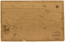 Entrains-sur-Nohain, cadastre ancien : plan parcellaire de la section A dite du Château du Bois, feuille 8