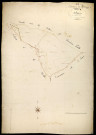 Montigny-aux-Amognes, cadastre ancien : plan parcellaire de la section B dite de Chébaron, feuille 4