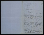 GONSE (Louis), directeur de La Gazette des Beaux-Arts : 1 lettre.