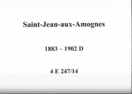 Saint-Jean-aux-Amognes : actes d'état civil (décès).