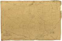 Crux-la-Ville, cadastre ancien : plan parcellaire de la section C dite du Bourg, feuille 4