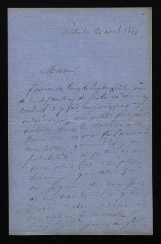 DESCHAMPS (Émile), écrivain (1791-1871) : 20 lettres.