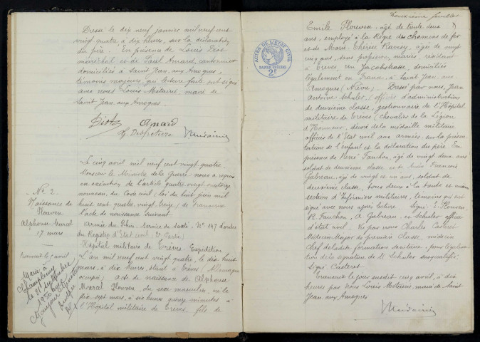 Saint-Jean-aux-Amognes : actes d'état civil.