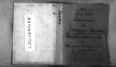 Isenay : tables décennales.