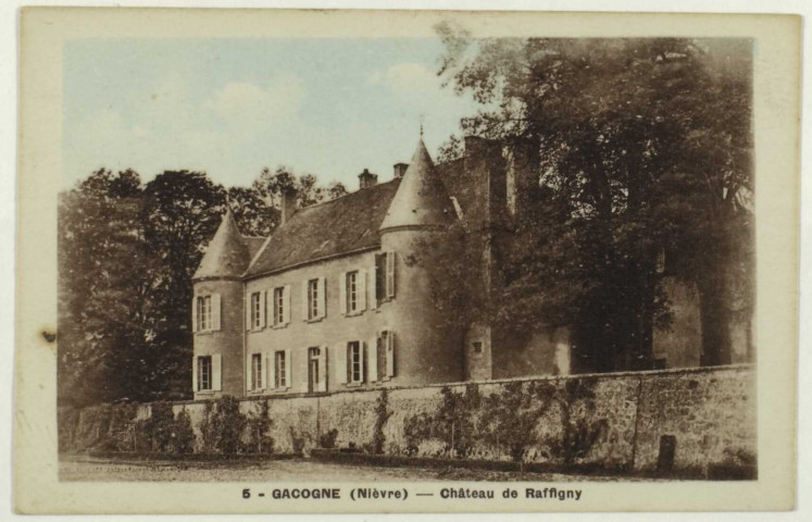 GACOGNE (Nièvre) – Château de Raffigny
