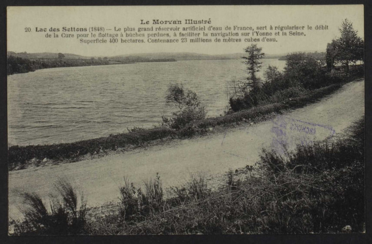 MONTSAUCHE – Le Morvan illustré – Lac des Settons
