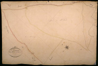 Saint-Bonnot, cadastre ancien : plan parcellaire de la section B dite de Rosay, feuille 3