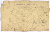 Châteauneuf-Val-de-Bargis, cadastre ancien : plan parcellaire de la section D dite de Fonfaye, feuille 5