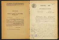 Vandenesse : actes d'état civil.