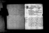 Oudan : actes d'état civil.