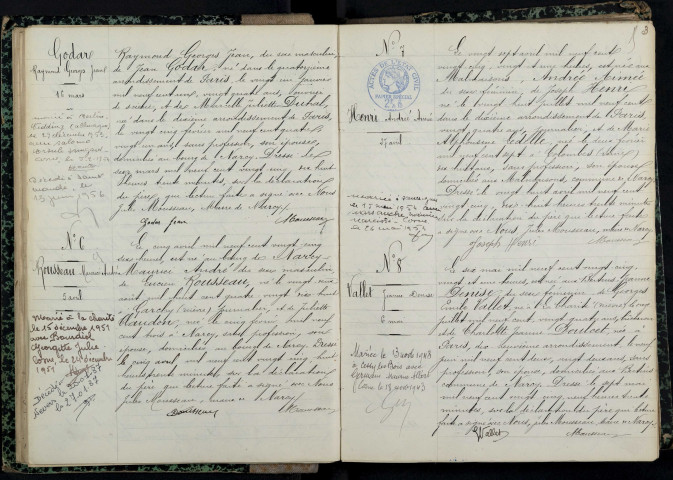 Narcy : actes d'état civil.