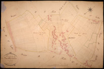 Tracy-sur-Loire, cadastre ancien : plan parcellaire de la section D dite de Bois Gibault, feuille 4