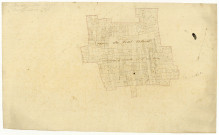 Moissy-Moulinot, cadastre ancien : plan parcellaire de la section A dite de Moissy, feuille 2, développement