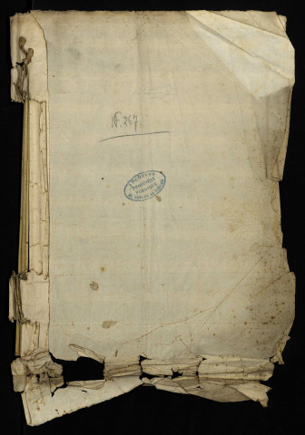 Fief de Concley à Poil et seigneuries voisines : terrier de Concles, Luzy, Lanty dressé pour Jean Le Bourgoing, écuyer.