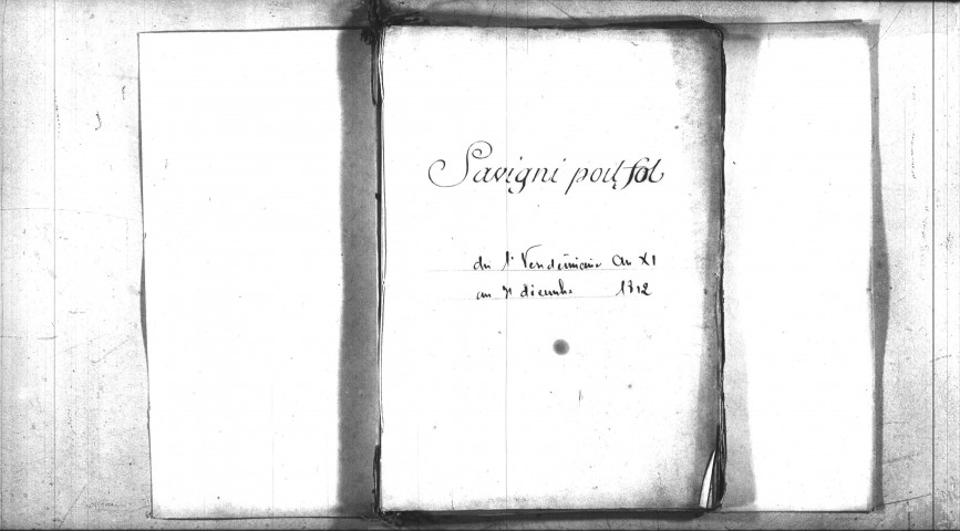 Savigny-Poil-Fol : tables décennales.