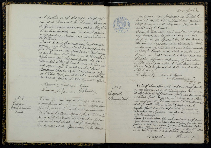 Metz-le-Comte : actes d'état civil.