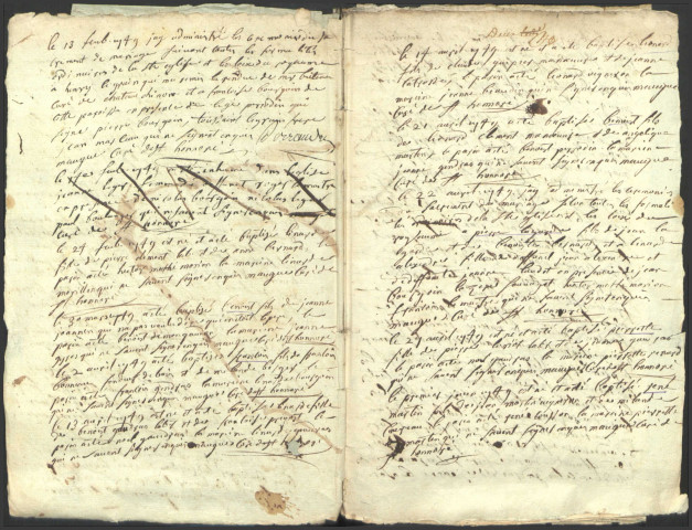 Saint-Honoré-les-Bains : registres paroissiaux.