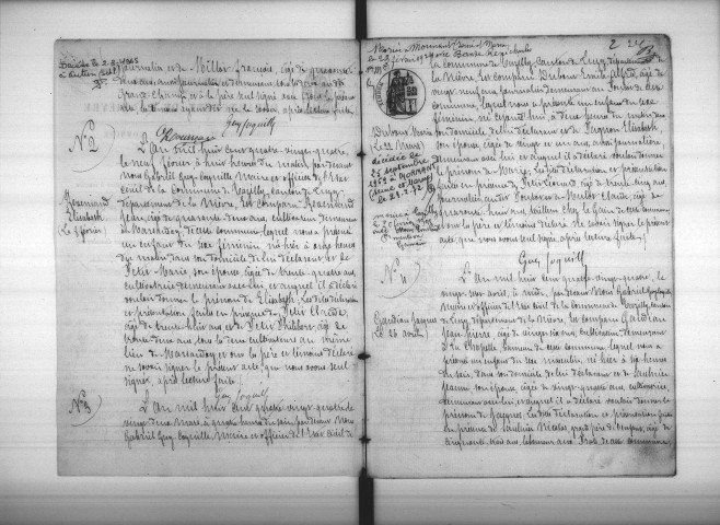 Tazilly : actes d'état civil.