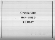 Crux-la-Ville : actes d'état civil (décès).