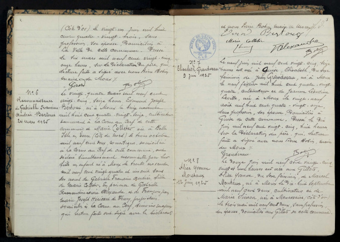 Moux-en-Morvan : actes d'état civil.