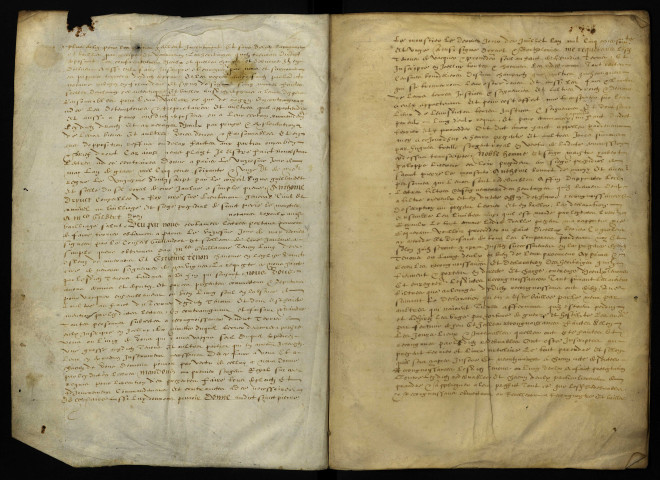 Biens de Guillaume et Étienne Tenon situés dans les environs de Nevers, La Charité-sur-Loire, Prémery, Varzy et Donzy : terrier avec table nominative.