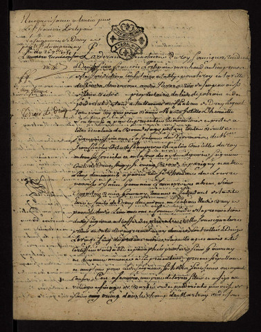 Fief de Druy : terrier.