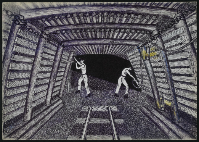 Creusement costière, en terrains friables + enfilage jointif.