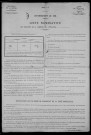 Nuars : recensement de 1906
