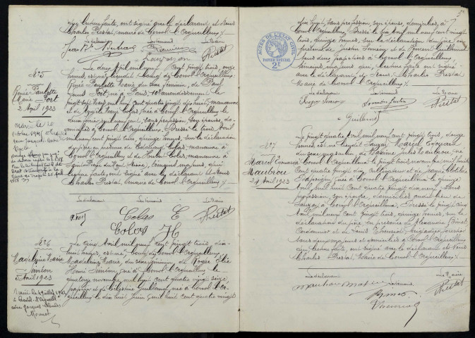 Corvol-l'Orgueilleux : actes d'état civil.