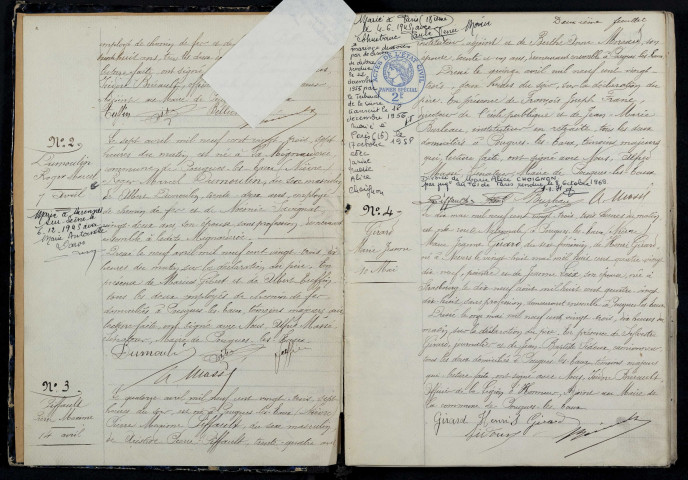 Pougues-les-Eaux : actes d'état civil (naissances).