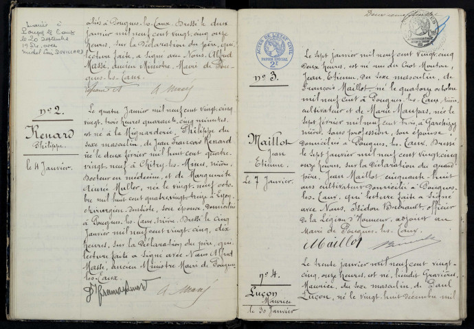 Pougues-les-Eaux : actes d'état civil (naissances).