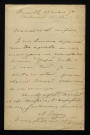 DOZON (Auguste), linguiste (1822-1890) : 3 lettres.
