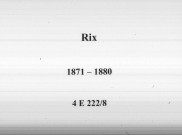 Rix : actes d'état civil.