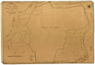 Cuncy-lès-Varzy, cadastre ancien : plan parcellaire de la section C dite de Mhers, feuille 3