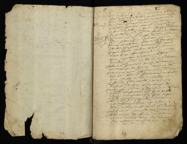 Terrier de la seigneurie de Prye, contenant les actes passés devant Taillandier, notaire royal.