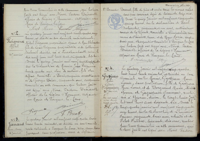 Pougues-les-Eaux : actes d'état civil (décès).