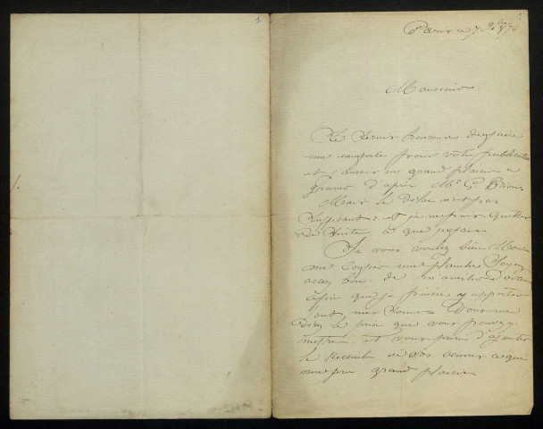 GREUX (Gustave), graveur (1838-1919) : 1 lettre.