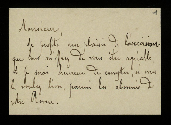 BOUZIAT, à Cosne : 1 lettre.