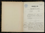 Grenois : actes d'état civil.