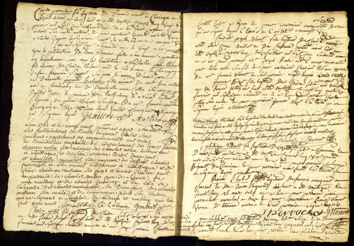 Moux-en-Morvan : registres paroissiaux.