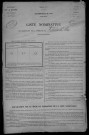 Villiers-le-Sec : recensement de 1926