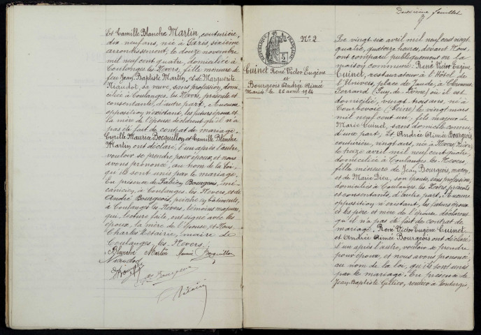 Coulanges-lès-Nevers : actes d'état civil.