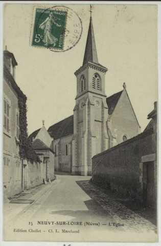 NEUVY-sur-LOIRE – (Nièvre) – L’Église