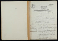 Gimouille : actes d'état civil.